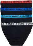 Bonds Men's Underwear Hipster Brief - 4 Pack, Pack 25 (4 Pack), Large