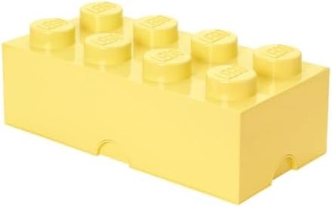 LEGO Storage Box Brick 8 DIF Cool Yellow, Large,
