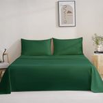 MCO Bedding Queen Bed Sheets Set - Soft Bed Sheet Set - Cooling Breathable Bedding Set with 16" Deep Pocket Design (4 Pieces, Queen, Emerald)