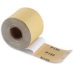 SPEEDWOX 150 Grit Sandpaper Roll Self Adhesive PSA Stickyback Sand Paper 2-3/4" Wide 10 Yard Long Sandpaper Sheets for Automotive & Woodworking Air File Long Board Sanders Metal Plastic Sanding Blocks