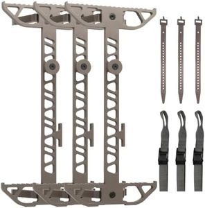 ZNNM 3 Pack 19.6" Climbing Sticks, 6061 Aluminum & 3-in-1 Anti-Slip, Brown