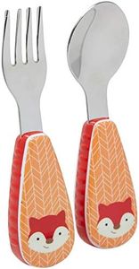 Skip Hop Toddler Utensils, Fork and Spoon Set, Fox