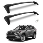 260LBS Roof Rack Cross Bar Heavy Duty for 2019-2024 Rav4(Not for Adventure/TRD Off-Road) with Anti-Theft Metal Lock, Aluminum Anti-Corrosion Crossbars for Rooftop Cargo Carrier Canoe Kayak Snowboards