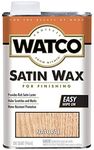 Rust-Oleum 67041 Watco Satin Finishing Wax Wood Polish for Furniture (Natural Finish - 946 ML)