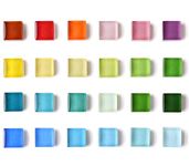 Mymazn 24 Color Refrigerator Magnets Colorful Fridge Magnets Cute Decorative Magnets Office Kitchen Magnets Locker Glass Magnets