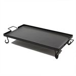 American Metalcraft Rectangular Wrought Iron Griddle, 27” x 16”