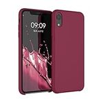 kwmobile Case Compatible with Apple iPhone XR Case - TPU Silicone Phone Cover with Soft Finish - Rhubarb Red