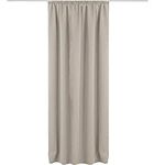 JEMIDI Curtain for Window - Blackout Curtains with Ruffle Tape for Curtain Rail Track Bedroom Living Room Windows