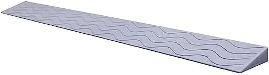 Indoor Wheelchair Ramps, Threshold Ramps High Household Non-Slip Steps Ramps Doorway 1 to 6.5 Cm Rise Channel for Sweeping Robot, Bicycles, Scooters, Luggage, Electric Vehicles (Color : Gris, Size :