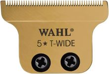 Wahl Professional Gold T-Wide Blade for The 5 Star Series Detailer Li Gold Trimmer, for Professional Barbers and Stylists Item – 2215-700