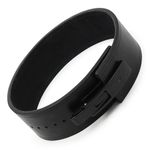 Flexor 10MM All Black Premium Weightlifting / Power Lifting Lever Belt or Men and Women - Fit for one person; Crafted with Leather with Allen key adjustable heavy duty Buckle/Lever for Lower Back Support | Squats | Bench Press | Deadlift Belt (Large)