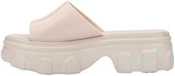 Melissa Ella Slide Sandals for Women, Beige, 8