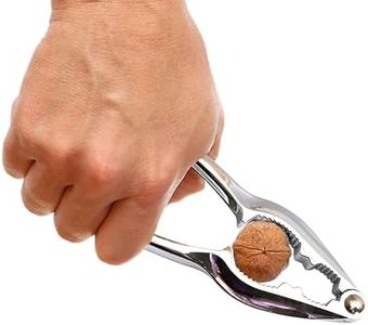 Primes DIY Stainless Steel Nutcracker | Heavy Duty with Non-Slip Handle Nut Opener Tool for Nuts Walnut Hazelnut Almonds Pecan