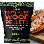 Kona 100% Apple Smoker Pellets, Intended for Ninja Woodfire Outdoor Grill, 2 lb Resealable Bag