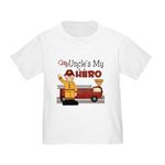 CafePress Uncles My Hero Firefighter Toddler T Shirt Cute Toddler T-Shirt, 100% Cotton White