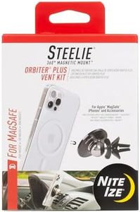 Nite Ize Steelie Vent Kit - Magnetic Cell Phone Holder for Car Vents - Phone Mount - Orbiter Plus