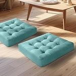 ROFIEJOX Floor Cushion Set of 2, Co