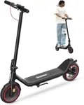 iScooter Electric Scooter, 18 Miles Long Range, 15.6 Mph Top Speed, Commuting Electric Scooter with Cuise Control, Double Braking Systems E Scooter for Adults and Teens - i8L