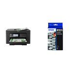 Epson Workforce Pro WF-7820 Wireless All-in-One Wide-Format Printer & T812 Extra High Capacity Black Ink Cartridge