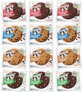 Lenny & Larry's Chocolate Lovers 4 Flavor Variety Pack, Soft Baked, 16g Plant Protein, Vegan, Non-GMO, 4 Ounce Cookie (Pack of 12)