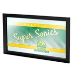 NBA Seattle Supersonics Logo Mirror, One Size, Black