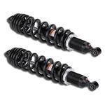 Caiman Rugged Terrain ATV Rear Left Right Shock Absorber Compatible with 2011-2020 Can Am Commander 1000 DPS STD XT 800 800R Gas-Powered Dual-Rate Spring 2pcs