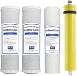 Watts Replacement Water Filters for WP-4V Reverse Osmosis System w/ 36 GPD Membrane 560016