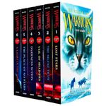 Warriors Cat The Broken Code Series Books 1 - 6 Series 7 Collection Set By Erin Hunter (Lost Stars, Silent Thaw, Veil of Shadows, Darkness Within, Place of No Stars & Light in the Mist)