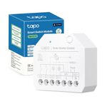 Tapo S112 6A 2 Channel WiFi and Bluetooth Smart Relay Switch,Shutter and Light Control with Power Consumption, Matter Compatible,Remote Control via App,work with Alexa, Google Home,No Hub Required