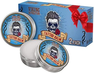 Viking Revolution Tattoo Care Balm for Before, During & Post Tattoo – Safe, Natural Tattoo Aftercare Cream – Moisturizing Lotion to Promote Skin Healing (2oz, 2 Pack)