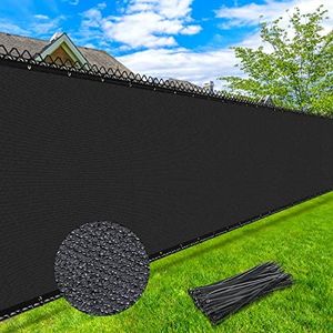 Keten 6X50FT Privacy Screen Fence, 170 GSM Heavy Duty Fencing Shade Cover with Brass Grommets, 90% Blockage Fence for Pool Garden Yard Backyard