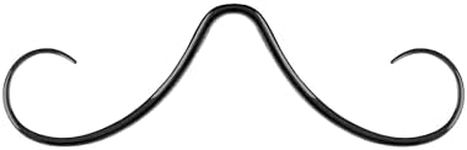 GAUEIOUR Beard Nose Ring,Stainless 