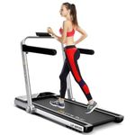 LETS PLAY® WPAD (4HP PEAK) 2 in1 Folding Smart Treadmill for Home Gym, DC Motorized Running Machine, Under Desk Walking Pad |Remote and App Control | Max User Weight: 100 KG | Max Speed: 12 Km/Hr