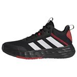 adidas Men's Ownthegame Sneaker, core Black/FTWR White/Carbon, 9.5 UK