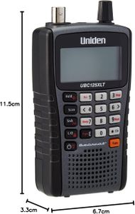 Uniden UBC-125XLT Handheld Scanner – 500 Channel Portable Radio