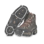 Yaktrax Diamond Grip All-Surface Traction Cleats for Walking on Ice and Snow (1 Pair), Large , Black