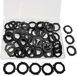 AWEELON 50Pcs Garden Hose Washers Rubber Washers Seals, Black