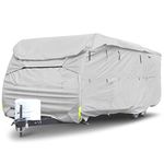 Budge Premier Toy Hauler RV Covers Fits Toy Hauler RVs up to 29' Long (Gray, Polyproplyene)