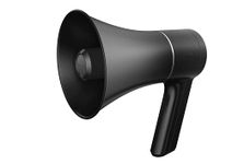 Syskonics Megaphone Speaker Lightweight Bullhorn - Adjustable Volume Control and 500 Meter Range 220 watts Handheld Megaphone with Recorder, USB and Memory Card