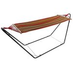 Easigear Hammock with Metal Stand Frame Garden Camping Outdoor Patio Swing Bed Portable