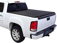 Amazon Basics Soft Roll Up Tonneau Cover for 2014-2019 Chevy Silverado, GMC Sierra 1500, 2015-2018 Silverado Sierra 2500 3500 HD, Fleetside 6.5' Bed