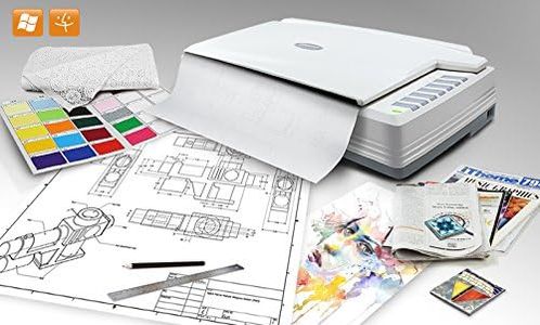Plustek OpticPro A320L Large Format Flatbed Scanner - 1600 dpi Optical