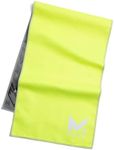 MISSION Original Cooling Towel, Safety Yellow - Soft, Durable Microfiber - Cools Up to 2 Hours - UPF 50 Sun Protection - Machine Washable