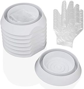 Katai - Confezione da 8 trappole intercettori per cimici dei letti - Trappole rivelatrici di insetti e cimici dei letti bianche per gambe di mobili interni