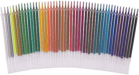 Gel Pen Refills - 48 Metallic & Glitter Coloring Gel Pens Refills by Colorya, Perfect Gel Pens for Adult Coloring Books, Sketching, Drawing, Doodling, Journals - 31 Glitter & 17 Metallic Colors