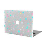 Velvet Caviar MacBook Air 13 inch Case Stars & Moon - Fits Model A2179 - Cute Clear Protective Hard Cases with Design & Keyboard Cover - Astrology Galaxy Star Moons