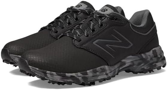 New Balance Men's Brighton Golf Shoe, Black Multi, 9.5