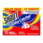 Shout Color Catcher Sheets for Laundry, Maintains Clothes Original Colors, 72 Count