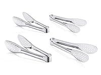 4 Pack Buffet Tongs, Stainless Stee
