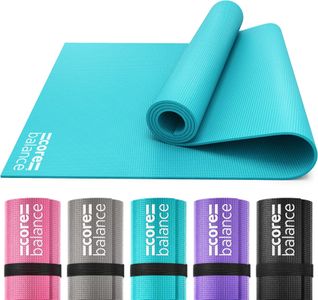 Core Balance Yoga Mat 6mm – Teal Non-Slip Exercise Mat